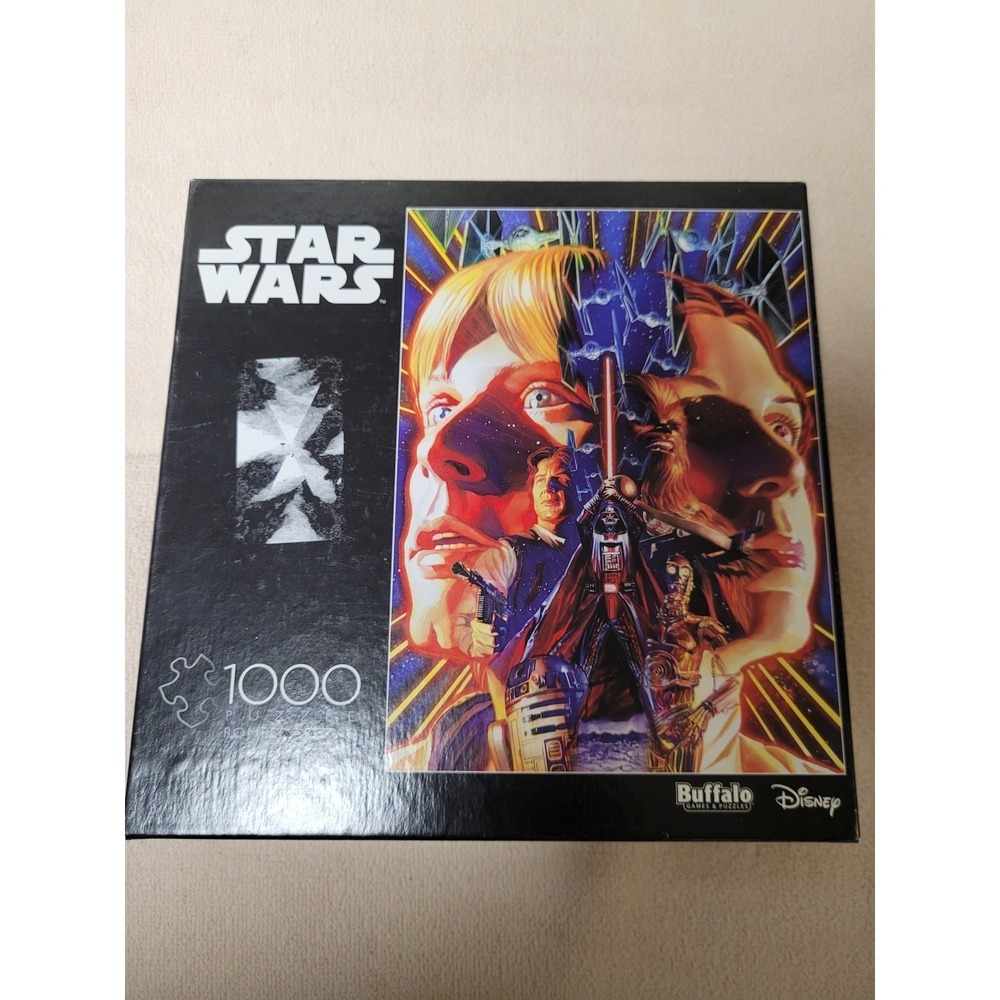 Buffalo Games Star Wars 1000 Piece Jigsaw Puzzle NEW Original Trilogy Art